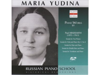 Paul Hindemith (1895-1963) - Sonate für 2 Klaviere (CD)