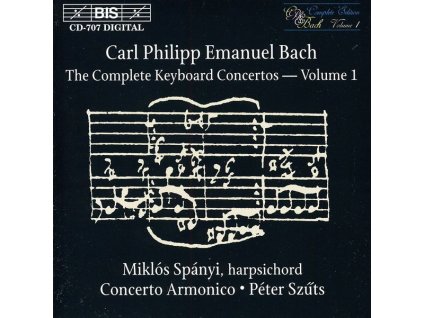 Carl Philipp Emanuel Bach (1714-1788) - Sämtliche Cembalokonzerte Vol.1 (CD)