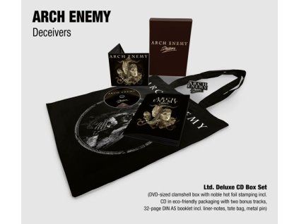 3724541 arch enemy deceivers limited deluxe box set cd