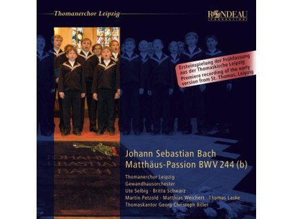Johann Sebastian Bach (1685-1750) - Matthäus-Passion BWV 244 (CD)