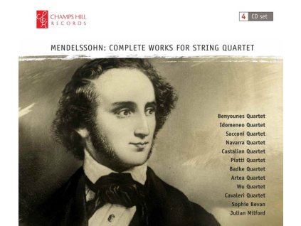 Felix Mendelssohn Bartholdy (1809-1847) - Streichquartette Nr.1-6 (CD)