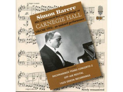 3731492 simon barere at carnegie hall vol 5 cd