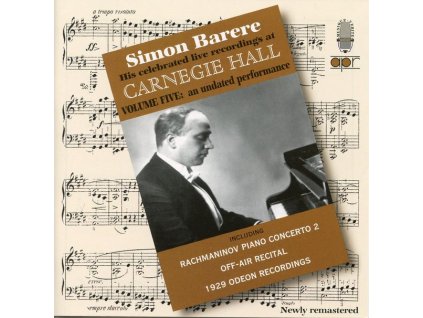 Simon Barere at Carnegie Hall Vol.5 (CD)