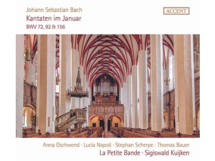 Johann Sebastian Bach (1685-1750) - Kantaten BWV 72,92,156 (CD)