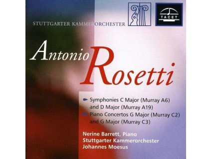 Antonio Rosetti (1750-1792) - Klavierkonzerte Murray C2 & 3 (Kaul III Nr.1 & 2) (CD)