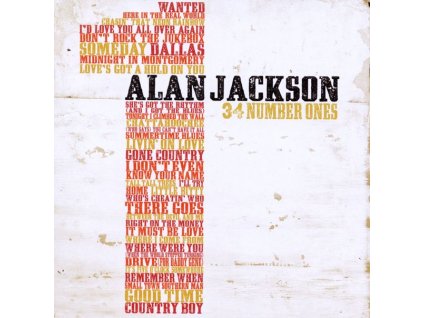 Alan Jackson - 34 Number Ones (CD)