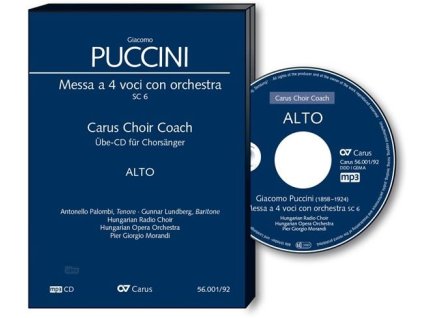 Carus Choir Coach - Giacomo Puccini: Messa a 4 voci con orchestra (Alt) (CD)