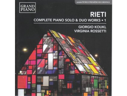 Vittorio Rieti (1898-1994) - Klavierwerke & Werke für 2 Klaviere Vol.1 (CD)