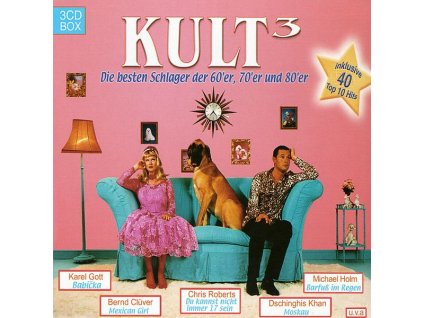 Kult hoch 3 - Die besten Schlager der 60er,70er und 80er (CD)