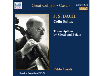 Johann Sebastian Bach (1685-1750) - Cellosuiten BWV 1007-1012 (CD)