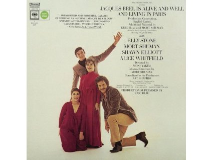 Jacques Brel (1929-1978) - Jacques Brel Is Alive And Well And Living In Paris (CD)