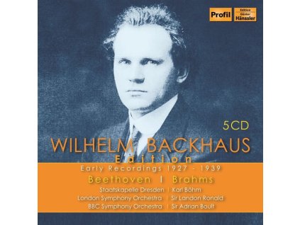 Wilhelm Backhaus Edition - Early Recordings 1927-1939 (CD)