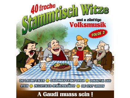 Various Artists - 40 Freche Stammtischwit (CD)