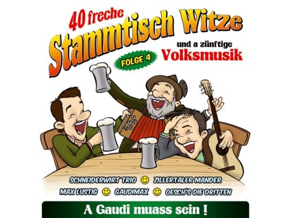 Unterhaltungsmusik/Schlager/Instrumental - 40 freche Stammtisch-Witze Folge 4 (CD)