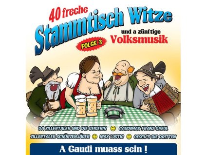 Various Artists - 40 freche Stammtisch Witze - Folge 3 (CD)