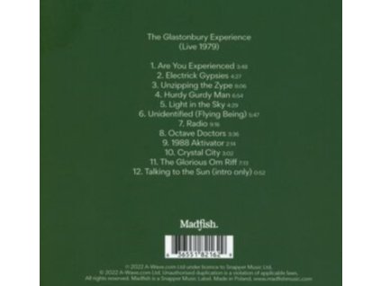 Steve Hillage - The Glastonbury Experience CD