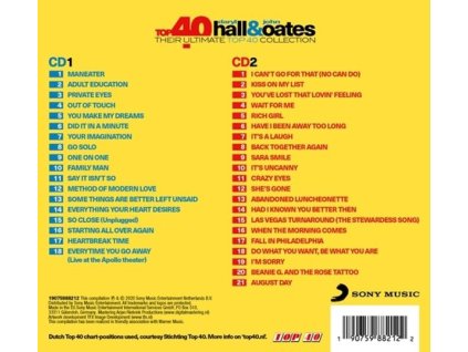 Daryl Hall & John Oates - Top 40 (CD)