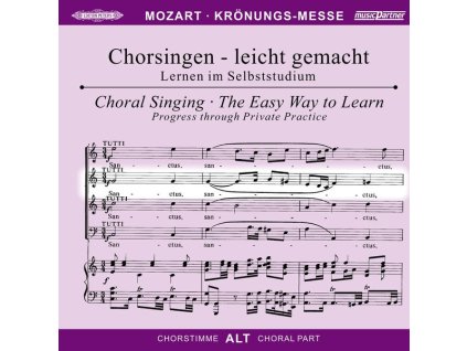 Chorsingen leicht gemacht - Wolfgang Amadeus Mozart: Messe C-Dur KV 317 "Krönungsmesse" (Alt) (CD)