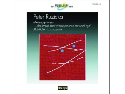 Peter Ruzicka - Emanazione für Flöte & Orchester (CD)