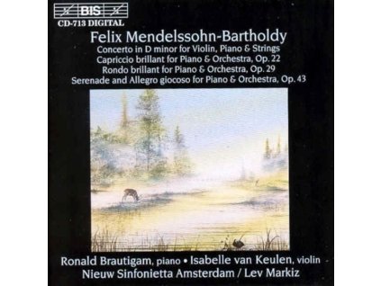 Felix Mendelssohn Bartholdy (1809-1847) - Konzert d-moll für Violine,Klavier,Orchester (CD)