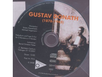 Gustav Donath (1878-1965) - Präludium & Fuge D-Dur für 2 Klaviere zu 4 Händen (CD)