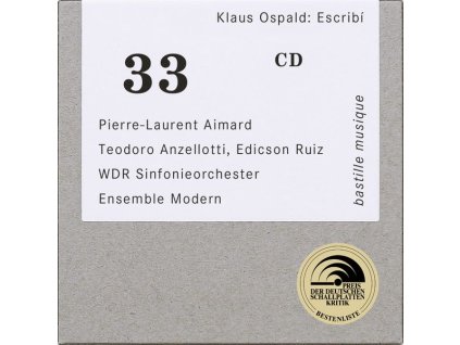 Klaus Ospald - Escribi... für Orchester,Akkordeon,Kontrabass (CD)