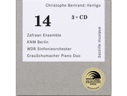 Christophe Bertrand (1981-2010) - Sämtliche Instrumentalwerke "Vertigo (CD)