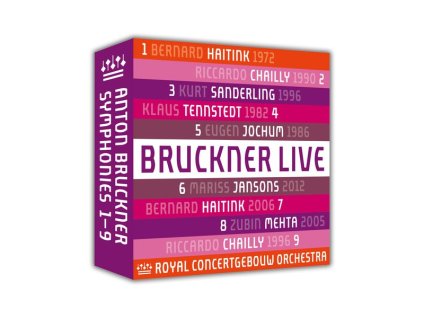 Anton Bruckner (1824-1896) - Symphonien Nr.1-9 (Bruckner Live - Royal Concertgebouw Orchestra) (CD)