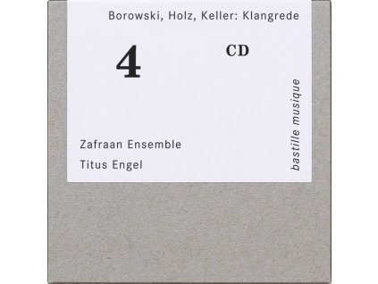 Zafraan Ensemble - Borowski, Holz, Keller: Klangrede (CD)
