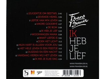 Frans Bauer - Ik Heb Je Lief (CD)