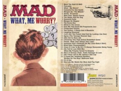 VARIOUS ARTISTS - Mad Magazines - What. Me Worry? Feat. Alfred E. Neuman (CD)