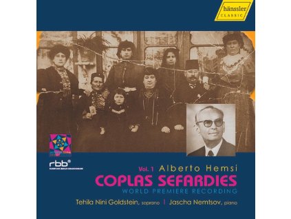 Alberto Hemsi (1898-1975) - Liederzyklus "Coplas Sefardies" Vol.1 (CD)