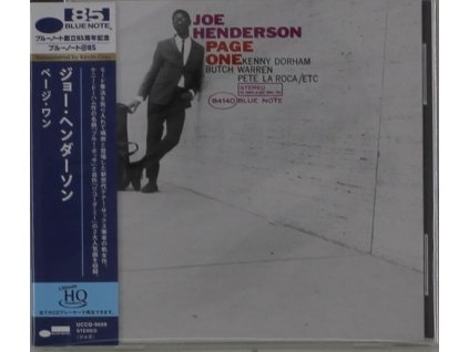 Joe Henderson (Tenor-Saxophon) (1937-2001) - Page One (UHQ-CD) (CD)