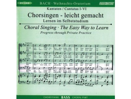 Chorsingen leicht gemacht - Johann Sebastian Bach: Weihnachtsoratorium BWV 248 (Bass) (CD)