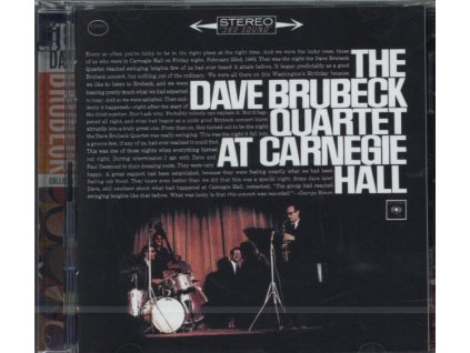 The Dave Brubeck - Quartet At Carnegie Hall CD