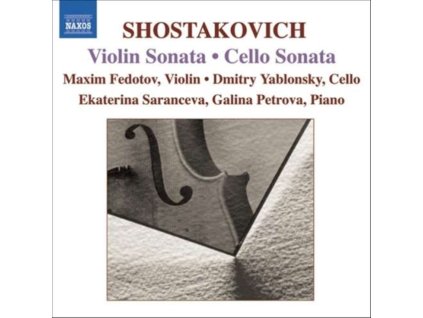 Yablonksy Fedotov - Shostakovich - Violin Sonata Cello Sona CD
