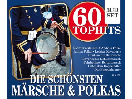 60 Top Hits: Die schönsten Märsche & Polkas (CD)