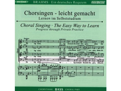 Chorsingen leicht gemacht - Johannes Brahms: Ein Deutsches Requiem op.45 (Bass) (CD)