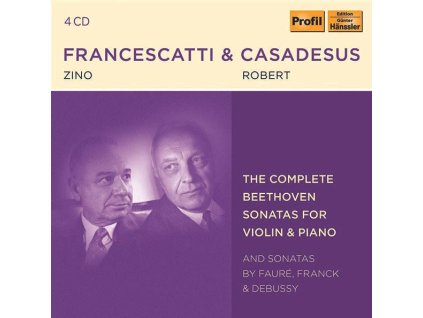 Zino Francescatti & Robert Casadesus - The Complete Beethoven Sonatas for Violin & Piano (CD)
