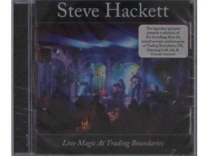 3966996 steve hackett live magic at trading boundaries cd