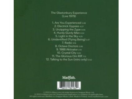 3980193 steve hillage the glastonbury experience cd