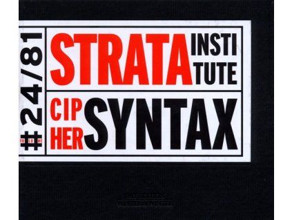 3998002 strata institute cipher syntax cd