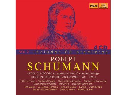 4026893 robert schumann 1810 1856 lieder on record legendary lied cycle recordings cd