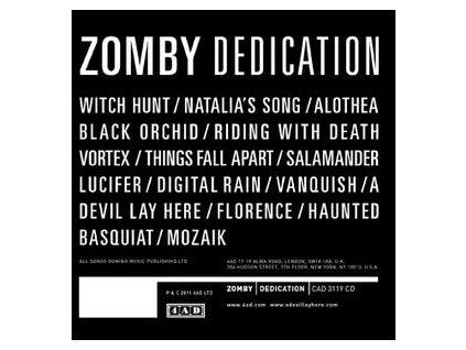 ZOMBY - DEDICATION (CD)