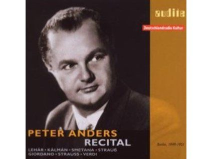 PETER ANDERS - Peter Anders Recital (CD)