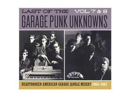 VARIOUS - GARAGE PUNK UNKNOWNS - THE LAST OF.. 7 & 8 (CD)