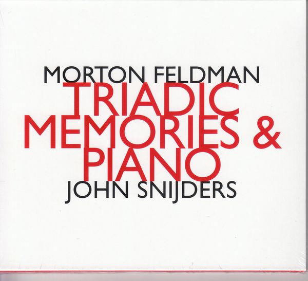 Morton Feldman (1926-1987) - Triadic Memories (CD)