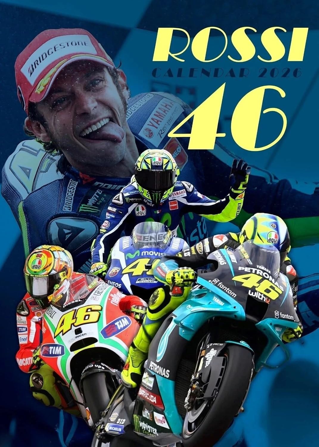 Valentino Rossi - 2026 kalendář A3