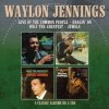 JENNINGS, WAYLON - LOVE OF THE COMMON PEOPLE/HANGIN' ON/ONLY THE GREATEST/JEWELS 4 ALBUMS ON 2CDS (2 CD)