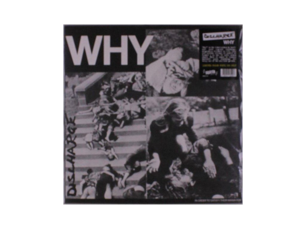 4072706 discharge why limited edition colored vinyl lp